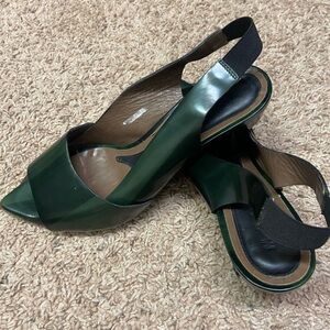 Marni slingback green women’s shoes. Size 39
